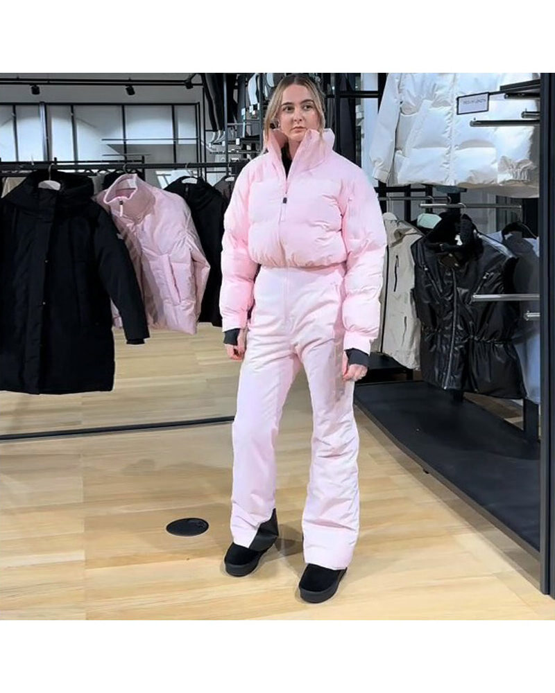 Damen Skianzug Set, Daunenjacke und Skihose, Mehrere Farben